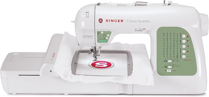 SINGER SEQS-6000 Futura Quartet Portable Sewing and Embroidery Machine
